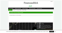Desktop Screenshot of finanzausblick.net